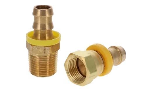 Brass Push Lock Barbs