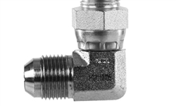 Brennan Hydraulic Adapter Fitting 2501-10-12 90 Degree MNPT-MJIC 